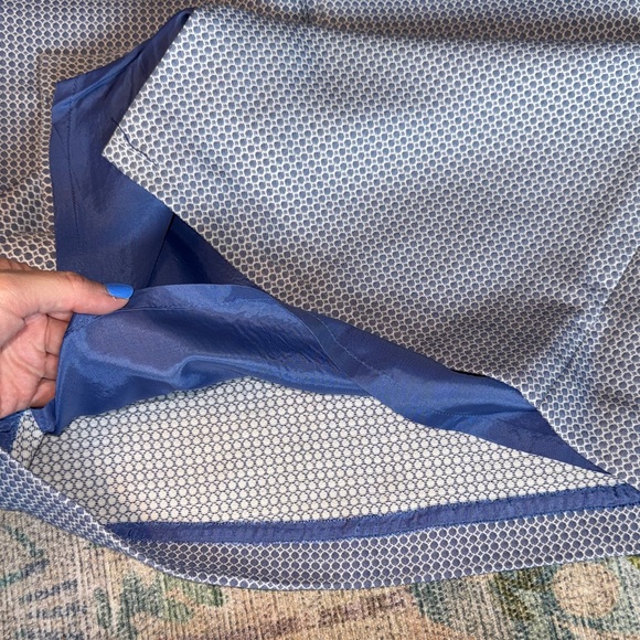 Banana Republic Blue and White Patterned Dress EUC with Pockets!! - Picture 8 of 10